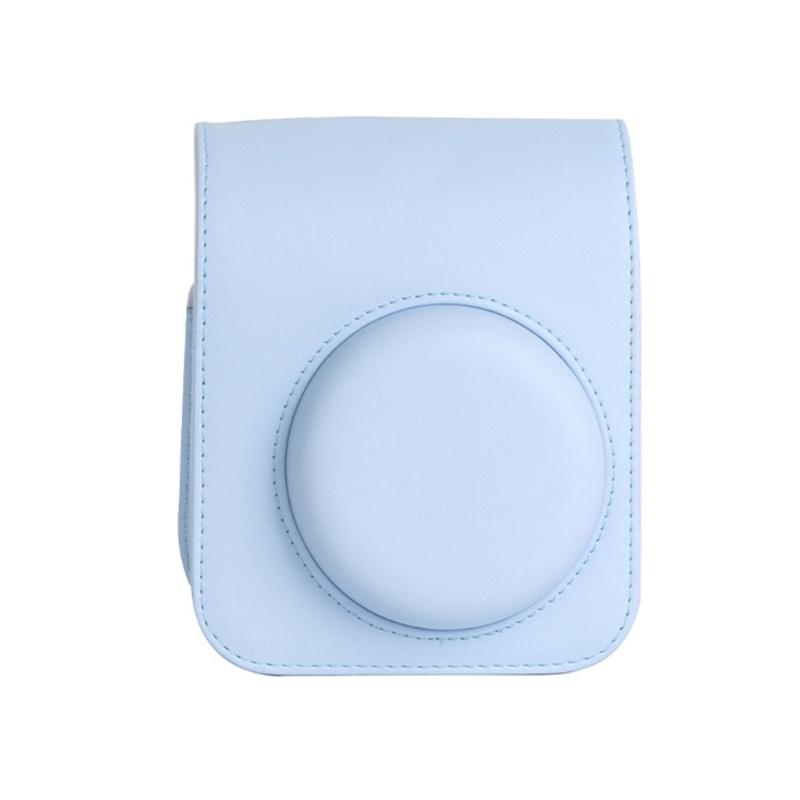 Camera Case PU Leather Soft Silicone Cover Bag for  Polaroid Film Camera Bag w/Shoulder Strap