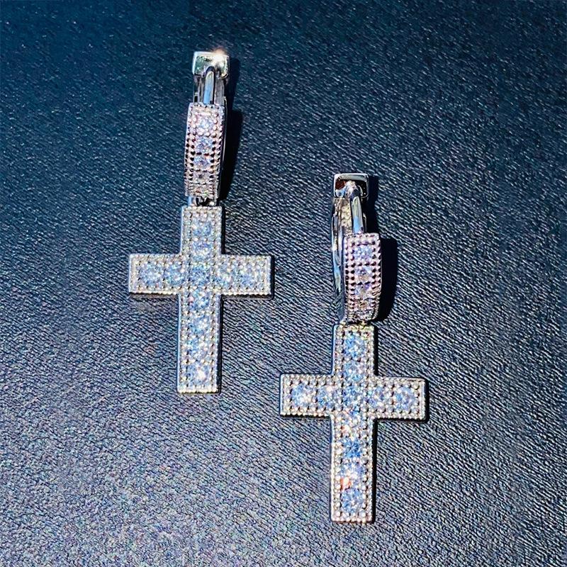 Shiny Light Luxury Earrings Female, Micro Inlaid Zircon Fashion Fashionable Internet Celebrity Personality