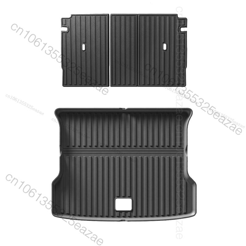 For Xpeng G6 2026 2025 2024 2023 TPE Floor Mats Waterproof Luggage Mat Wear-resistant Foot Pads Xpeng G6 Trunk Mats Accessories