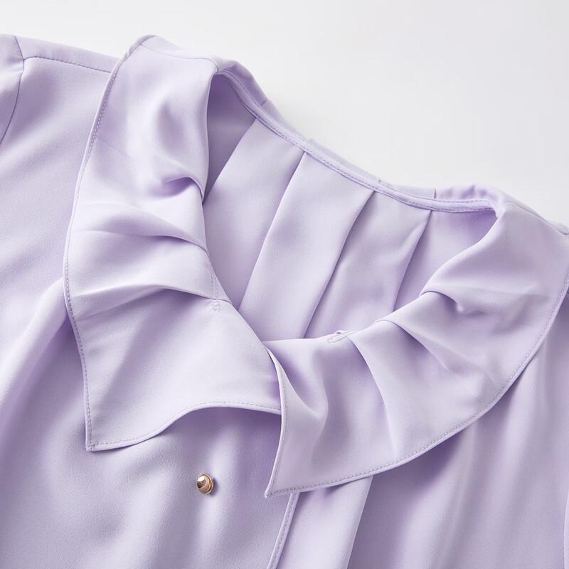 Elegant Ruffled V-neck Top
