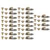 Alloy Boots Hook Rivets with Tape Bronze Hiking Shoes Fastener Piece Clothing Accessories