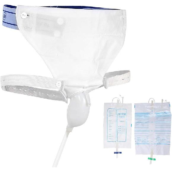 Многоразовый мешок для сбора мочи мужской и женский, Силиконовый писсуар для взрослых, Мужчины, Женщины, Пожилые, Портативный для путешествий, на открытом воздухе Men Type