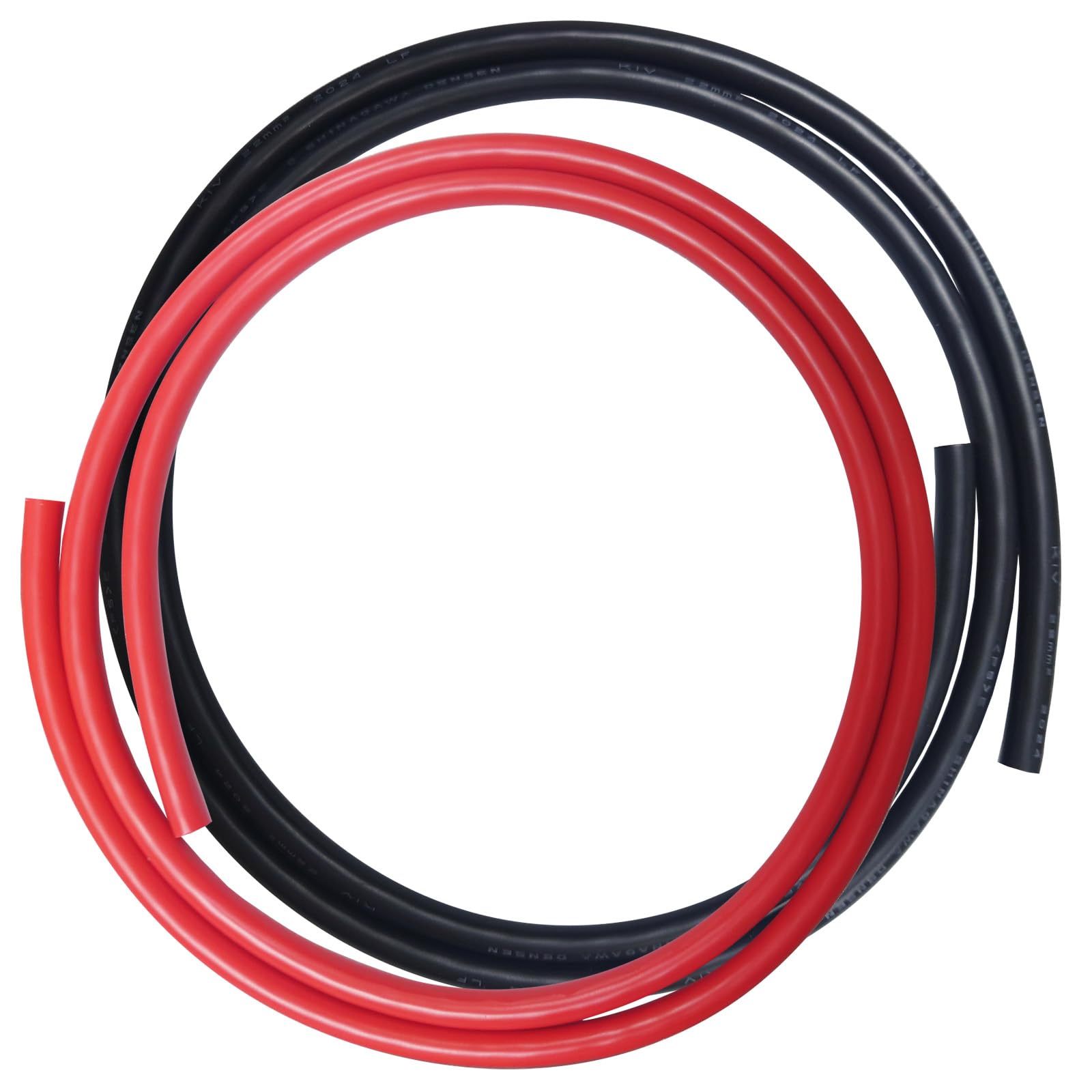 

KIV 22SQ Cable, 59.1 inches (150 cm), Sold Separately, Red, Black Set, Vinyl Insulated 150cm