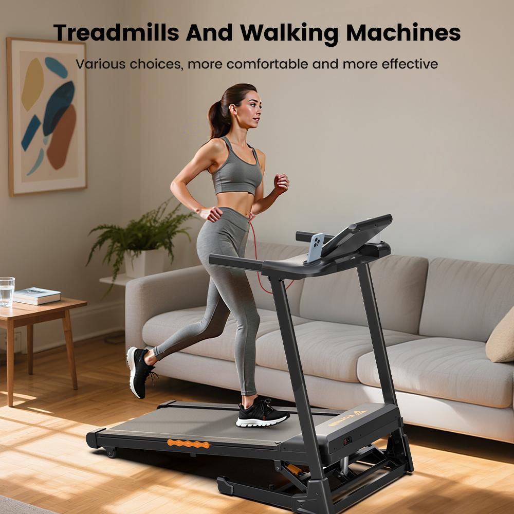 Formill Walking Treadmill FT61 LED Display Remote Control Compact Walking Pad Home Office Use Treadmill with Incline