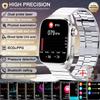 2025 New High-end Laser Detection Health HD Smart Watch Men ECG+PPG Precise BP Fat Uric Acid Call Sports Pulse Tracking Watche