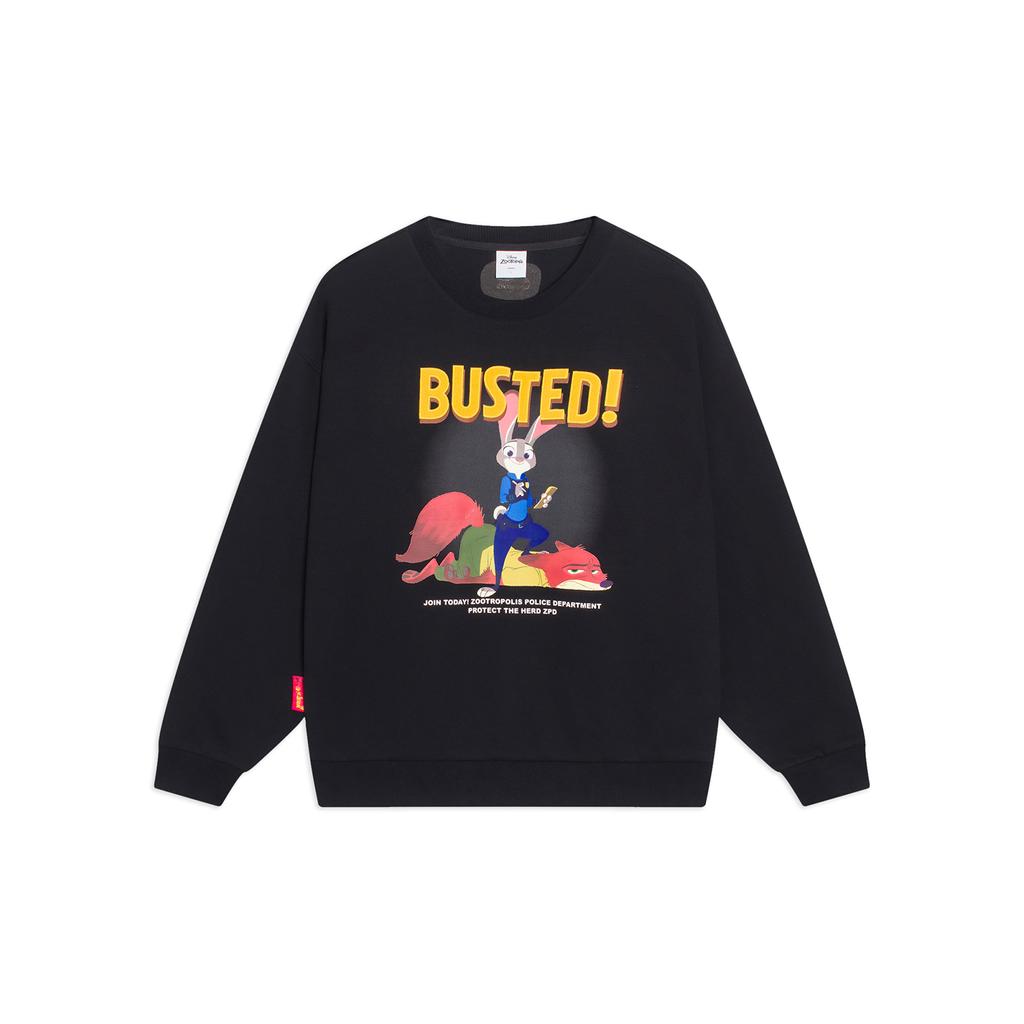 Li Ning Disney Sweatshirt Unisex Black AWDT343-2