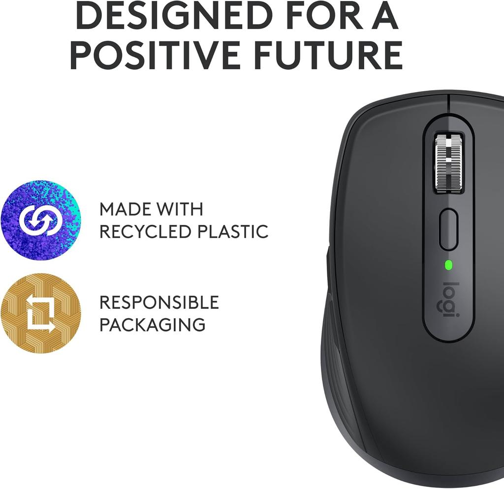 Logitech Master Series MX Anywhere 3S Silent Mouse Wireless Bluetooth Dual Mode Mouse Business Office Portable Mouse