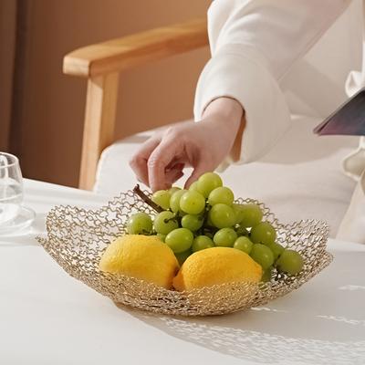 Antykorozyjny 2 kolory kreatywny wielofunkcyjny pusty żelazny talerz na owoce sztuka żelazny uchwyt na owoce