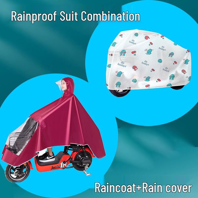 Electric Vehicle & Bicycle Waterproof Dustproof Rain Cover