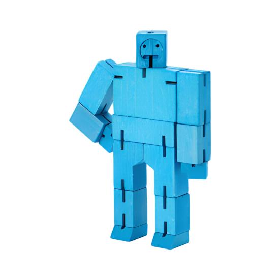 

Yousheng Деревянный кубик-робот, игрушка, обучающий робот-трансформер, фигурка, 3D-головоломка, скрученный кубик-робот, строительный блок, игрушка для малышей, мальчиков и девочек, подарок синий