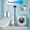 Tub Tile Scrubber Cleaning Brush, Sponge On a Stick for Cleaning Adjustable Long Handled Scrub Brush  for Cleaning Shower Bathroom Vessel Sinks