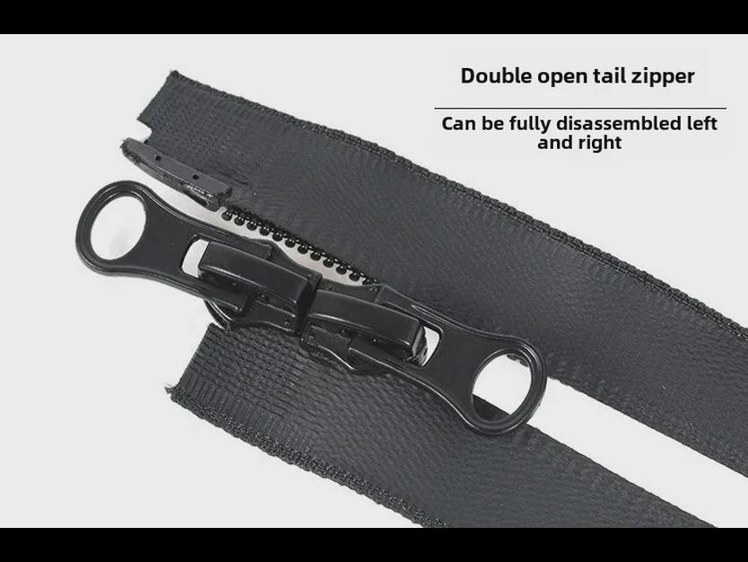 No. 5 Double-Sided Waterproof Nylon Zipper for Raincoats and Tents