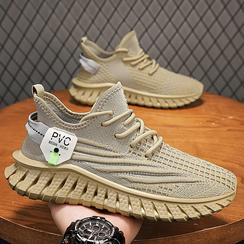 Fashion Men's Summer Breathable Mesh Shoes Fashionable 2025 New Style Versatile Casual Soft Bottom Lightweight Sports Shoes