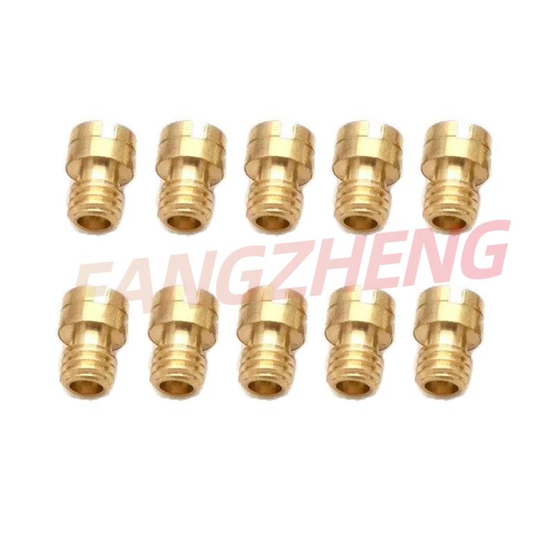 10pcs Main Jet M6 6mm #50-182 For Dellorto Carburetor PHNL/PHVA/PHBH/PHBL/PHBN/PHVB/PHBG Carb Injector Nozzle