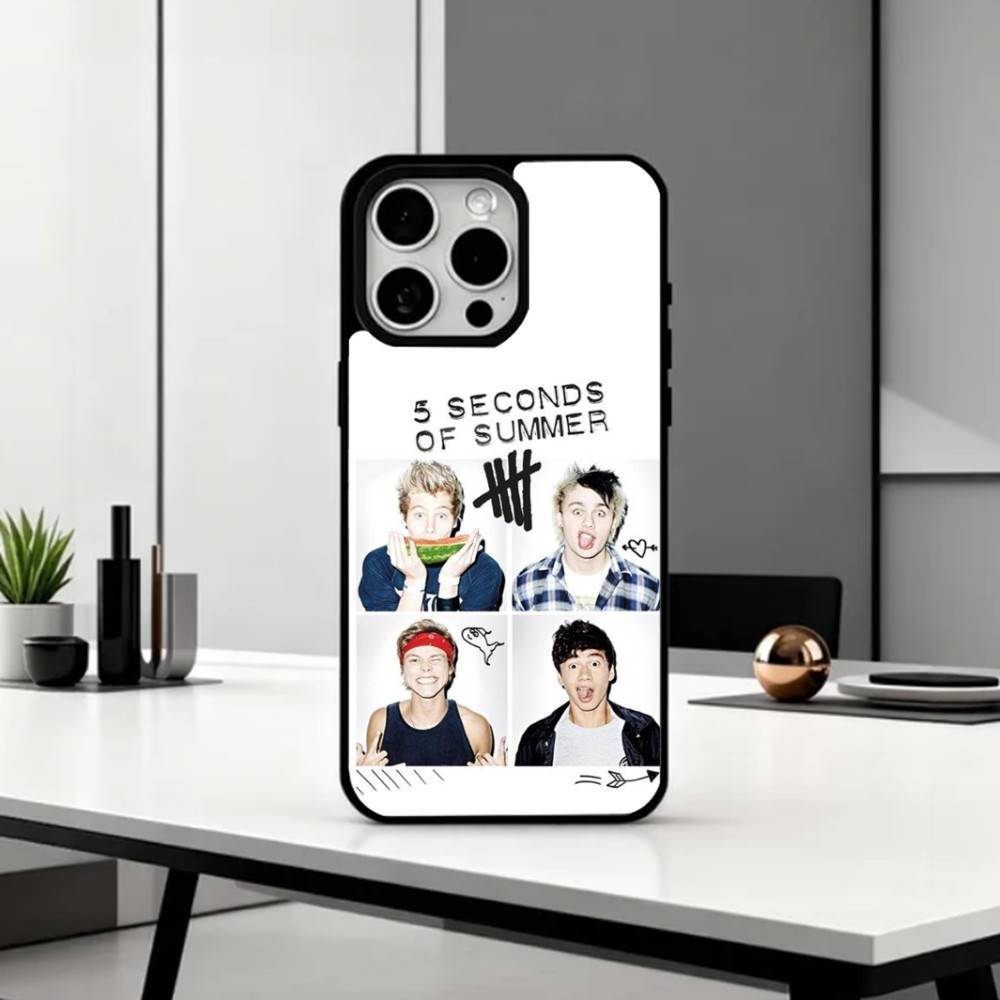 5 S-Seconds of S-Summer Band Phone Case For iPhone17,16,15,14,13,12,11 Plus,Pro Max Magnetic For Magsafe Wireless Charging