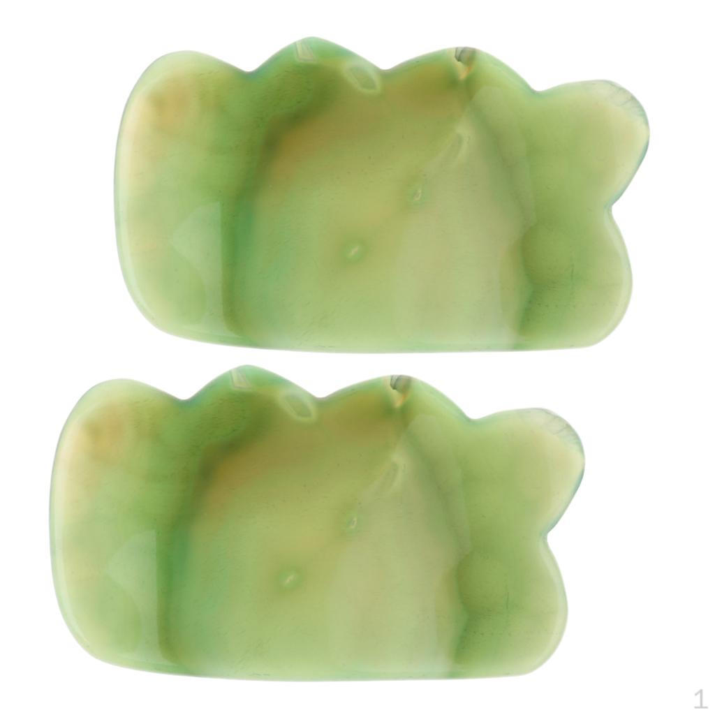 

2. Скребковый массаж шеи с агатом и нефритом.