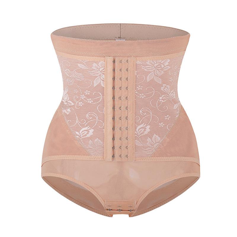 Thin Lace High Waist Postpartum Shapewear Pants Tummy Control Butt Lifting