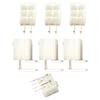 Motorcycle 4 Pin Curved Needle Electrical Connector Set Cable Plug Socket for Automotive Applications