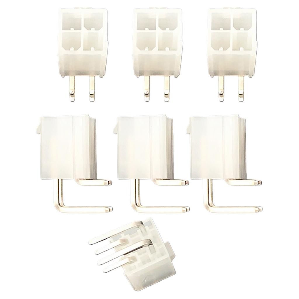 Motorcycle 4 Pin Curved Needle Electrical Connector Set Cable Plug Socket for Automotive Applications