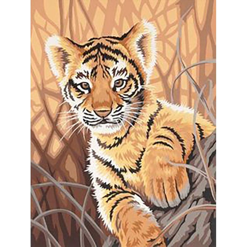 5D Diy Diamond Painting Animal Tiger Diamond Embroidery Full Drill Rhinestones Daimond Painting Mosaics Home Decor Cross Stitch