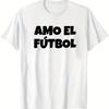 Ich liebe Fußball T-Shirt,Weich, Atmungsaktiv & Farbecht, Klassische Passform für tägliche Freizeitkleidung
