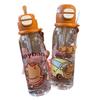 Water bottle Cartoon Kapibara plastic cup Outdoor portable cartoon sports kettle Large capacity portable children's straw cup