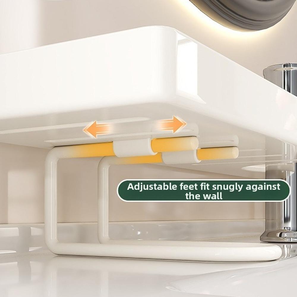 Rustproof Bathroom Storage Rack Waterproof Cosmetic Storage Box Kitchen Sink Holder  Washstand