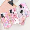 Für TCL 305 Hülle Für TCL 306 Blumenmuster Transparentes TPU Silikon Weiche Handyhüllen Cover Hülle Stoßstange Für TCL 305 306 Fundas
