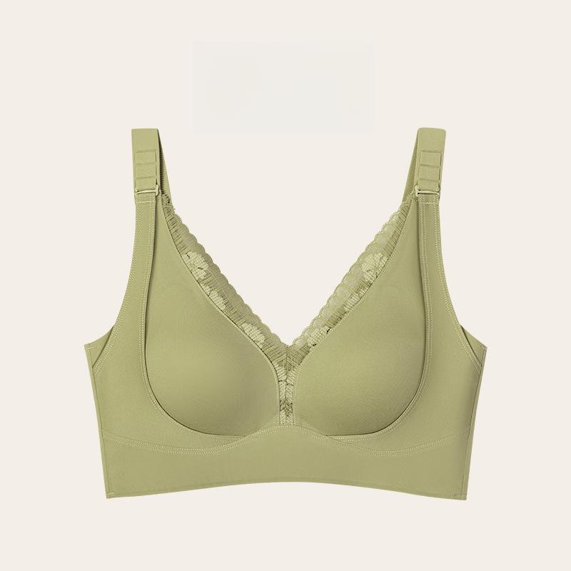 Lace Sexy Bra Women's Beautiful Back Gathering Bra Breathable and Anti-sagging Underwear Push Up Bra