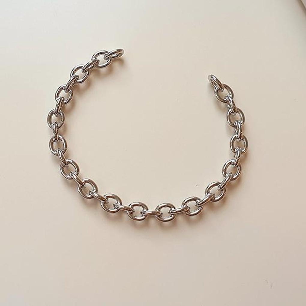 Women's Daily Accessory Sari Chain Line Bold Bracelet
