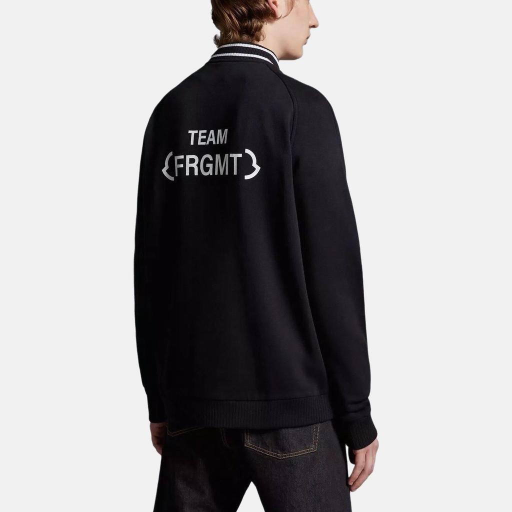 Moncler Genius × Frgmt Hiroshi Fujiwara Collaboration Letter Towel Embroidered Single-Breasted Baseball Jacket Unisex jackets I209U8G00006899OJ999