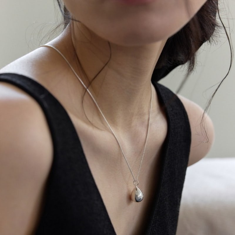 

MERCURY [silver 925] Water Drop Necklace single type