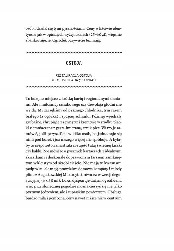 U pana boga przy stole. podlasie. tom 3. przewodnik kulinarny po miastach,