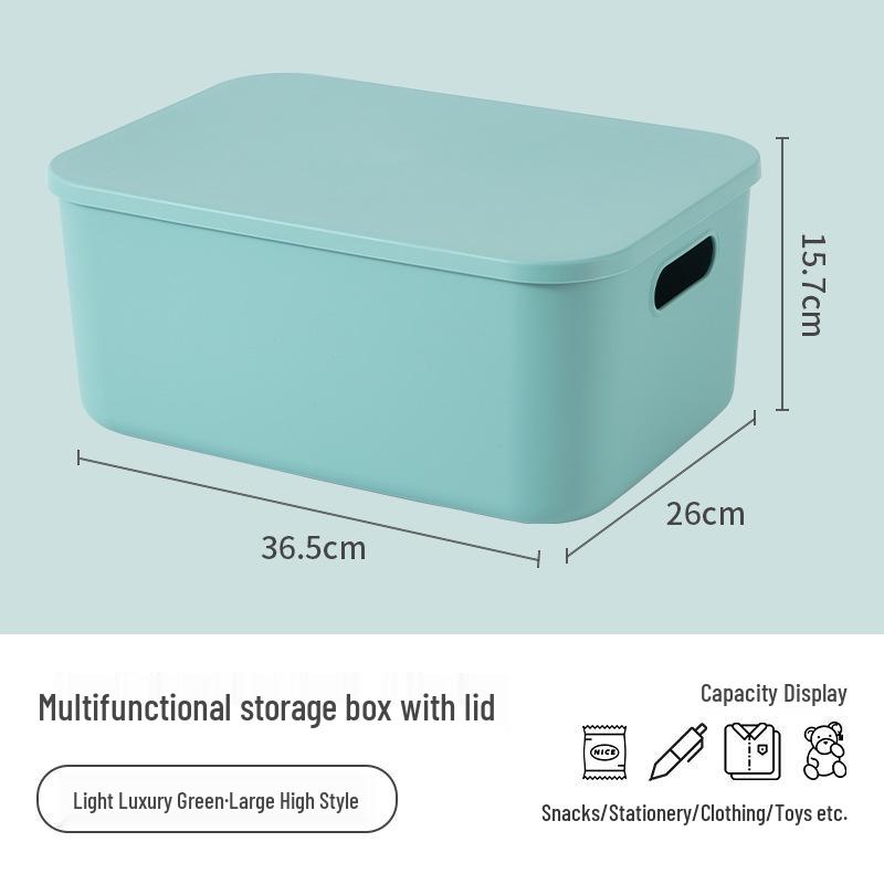 

Штабелируемый пластиковый контейнер для хранения для дома, гостиной, спальни, общежития - Органайзер для игрушек