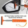 Telescopic Windshield Wiper - Car Rearview Mirror Cleaner, Multi-Functional Home Glass Wiper, Retractable Cleaning Brush