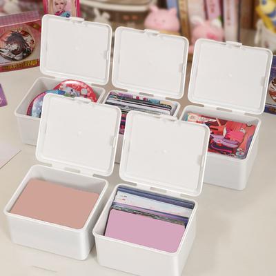 Scatola di immagazzinaggio trasparente coreana Scatola cieca Scatola di immagazzinaggio per fototessere Scatola di immagazzinaggio per fototessere Classificazione dell'organizzatore per fototessere Scatola a ribalta