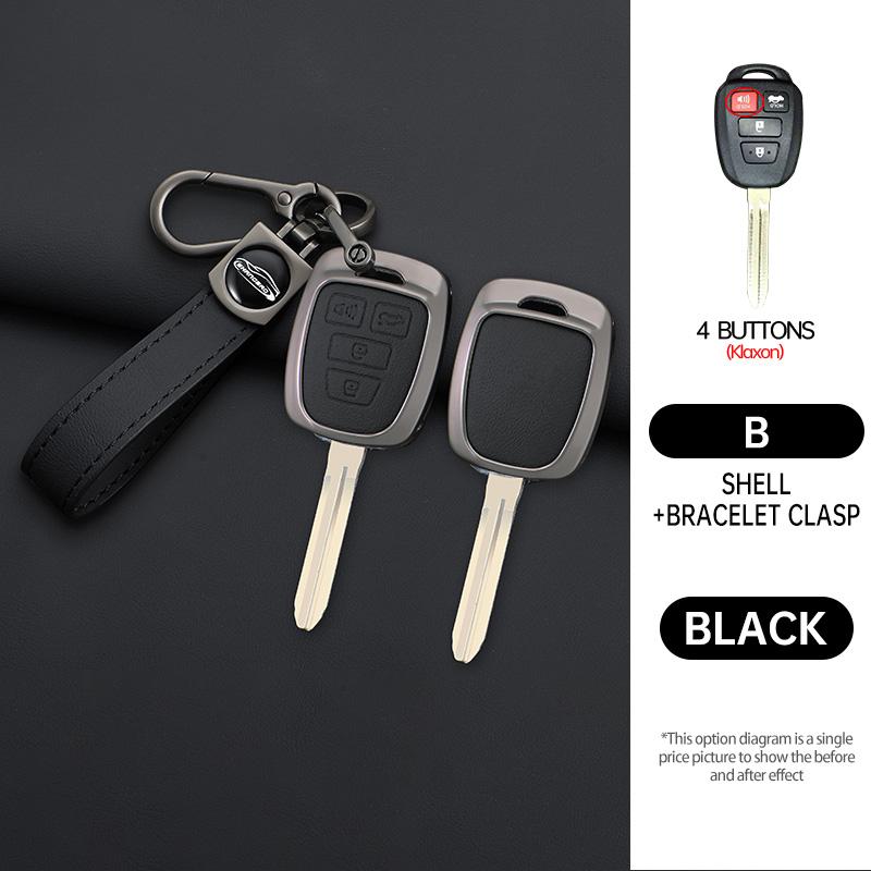Car Key Cover Case Shell Fob Holder Accessories For Toyota Rav4 Camry Corolla Tacoma Vios Prius C Highlander