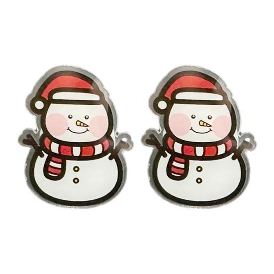 Christmas Cabinet Knob Cover Cute Santa Claus/Christmas Tree/Snowman Stretch Over Hardware Decoration for Kitchen Bathroom Dresser Wardrobe Decor