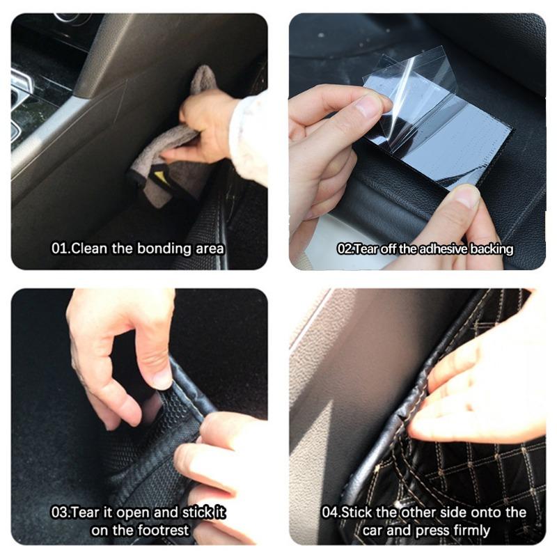 Car Cushion Fixing Magic Tape Universal Car Dashboard Mat Anti-slip Fixing Artifact Double-sided Adhesive Rectangular Sticker
