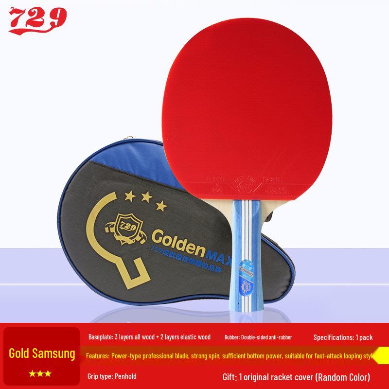 Genuine 729 Table Tennis Racket 123456789 - Beginner To Pro Level