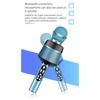 Wireless Bluetooth Karaoke Microphone, 5-in-1 Portable Handheld Mic Speaker with Dynamic Lights, Karaoke Microphone for Adults