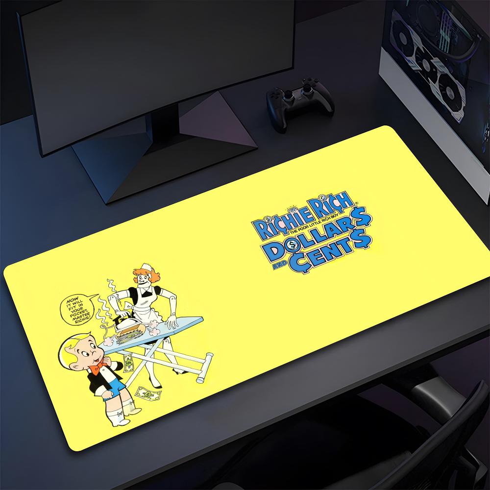 Cartoon Richie Rich Mouse Pad High Quality Natural Rubber Mouse Pad The Most Professional Washable Laptop Mouse Pad