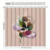 Light Luxury Exquisite Floral Shower Curtain – High-End Elegant Bathroom Decor, Multi-Functional & Decorative Use