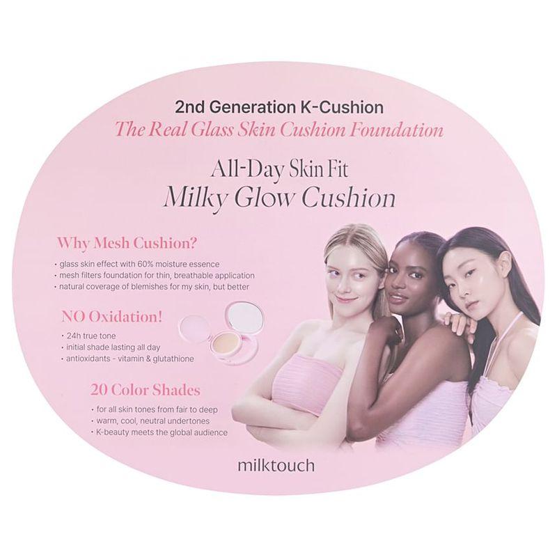 Milk Touch - All-day Skin Fit Milky Glow Cushion 4er Set - 5 Farben