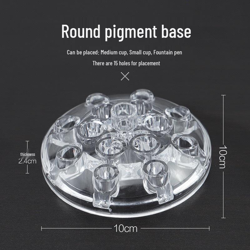 Disposable Microblading Pigment Ring Cups for Eyebrow, Eyeliner, and Eyelash Extensions - 100 Pieces