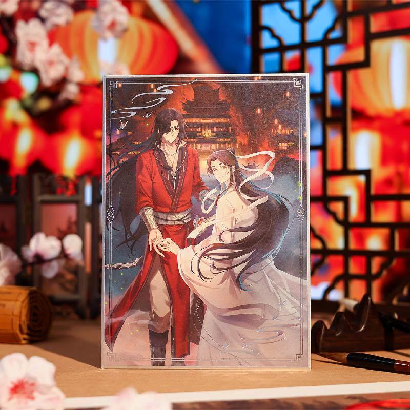 Heaven Officials Blessing Anime Nieuwjaars Lantaarn Serie XieLian HuaCheng Verzamelaar Gekleurd Kunstpapier Anime Cadeau