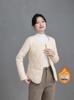 Winter 2025 Women's Slim Fit Velvet-Lined Cotton Jacket - Fashionable, Warm, and Short Style for Mid-Aged Cold Protection.
