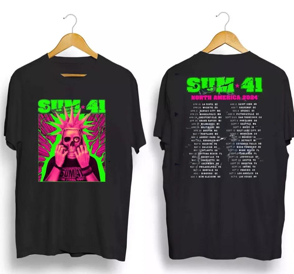 Sum 41 Tour of the Setting Sum 2024 2025 Tour T-shirt 4XL