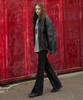 Assenti [Select Length] Denim Slim Bootcut Pants_Black