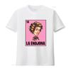 La Enojona Dona Florinda Chilindrina Chavodel8 Funny Mexican Loteria T Shirt Vintage Washed Breathable Designer Clothes Graphic
